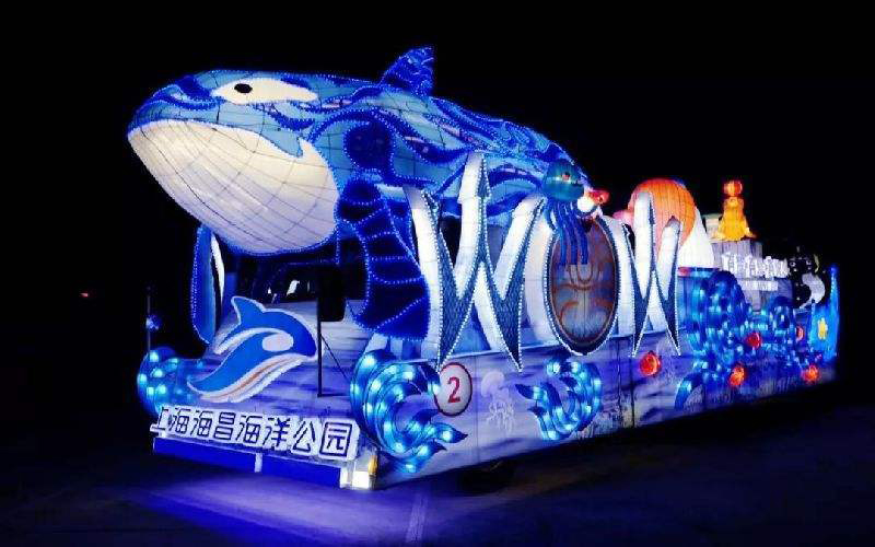 彩車晚上效果圖